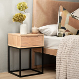 Tankwa 1-Drawer Pedestal - Small - Oak - Pale Wheat - 2