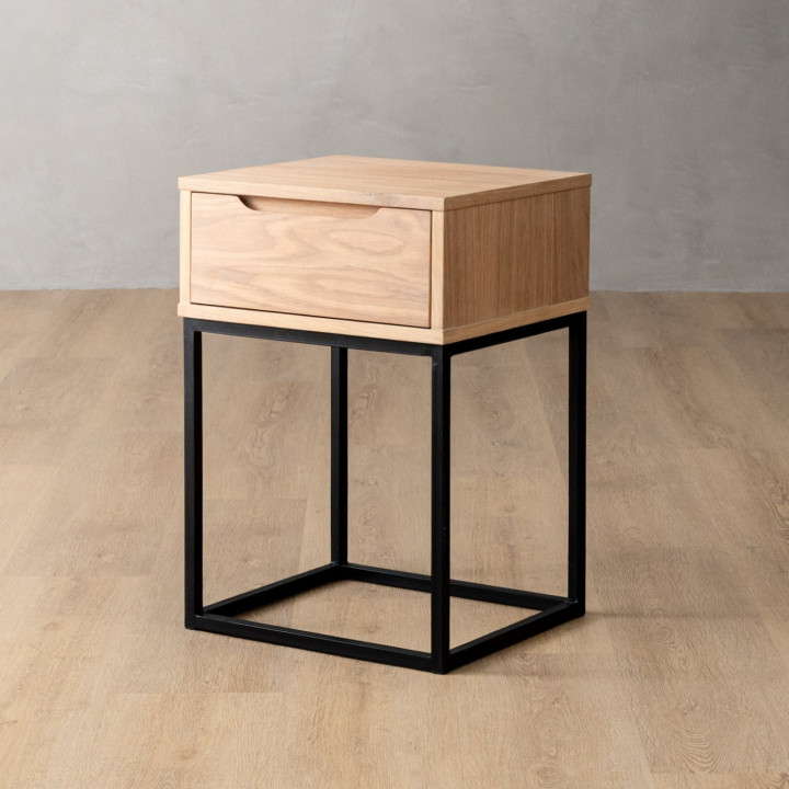 Tankwa 1-Drawer Pedestal - Small - Oak - Pale Wheat - 4