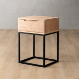 Tankwa 1-Drawer Pedestal - Small - Oak - Pale Wheat - 4