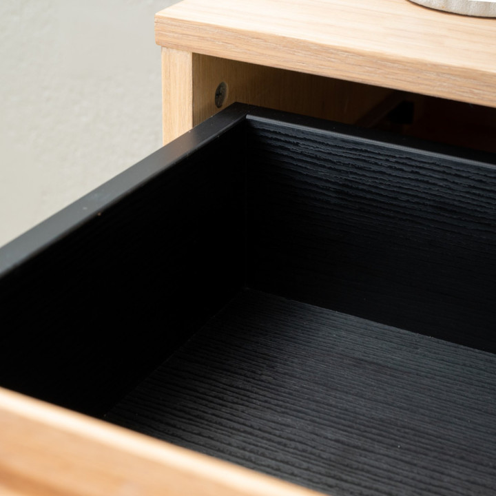 Tankwa 1-Drawer Pedestal - Small - Oak - Pale Wheat - 6