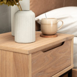 Tankwa 1-Drawer Pedestal - Small - Oak - Pale Wheat - 8