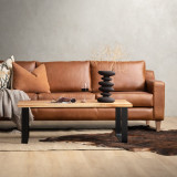 Douglas Leather Corner Couch with Daybed Left - Butterscotch - 3