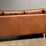 Douglas Leather Corner Couch with Daybed Left - Butterscotch - 7