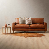 Hamlet 3-Seater Leather Couch - Butterscotch - 2