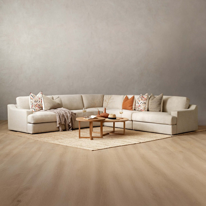 Windermere Large Modular Corner Couch - Latté - 2
