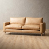 Hamlet 3-Seater Leather Couch - Desert - 3