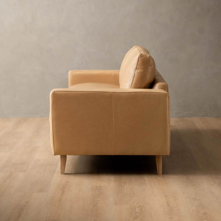 Hamlet 3-Seater Leather Couch - Desert - 4
