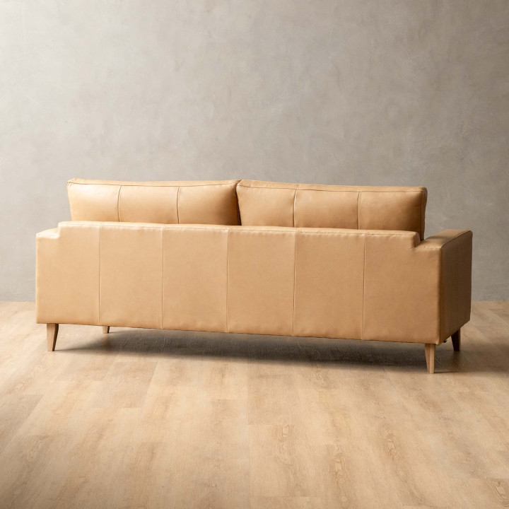 Hamlet 3-Seater Leather Couch - Desert - 5