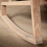 Arabella Leather Rocking Chair - Oak - Butterscotch - 7