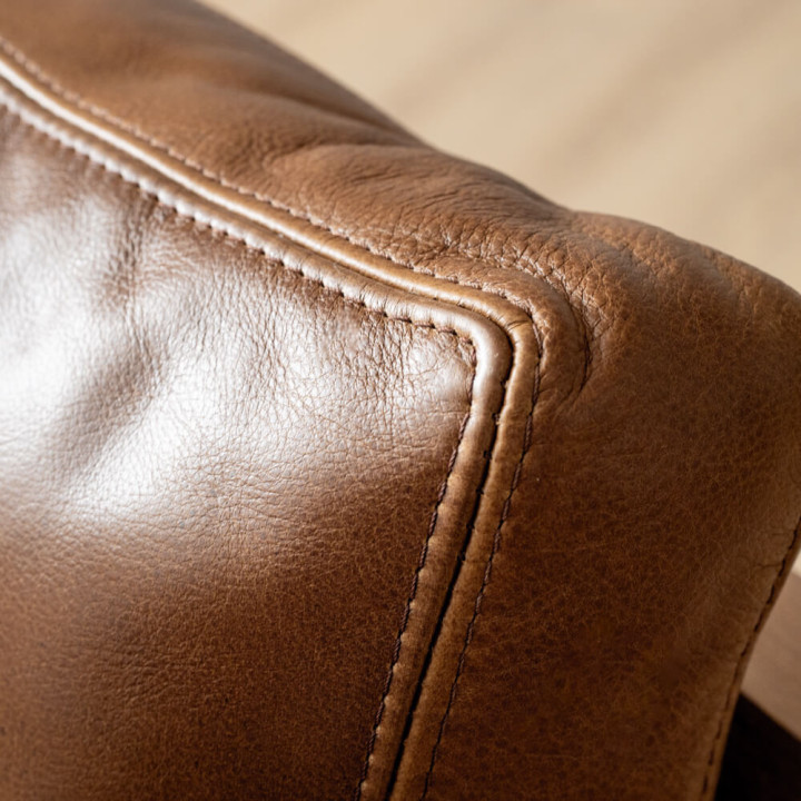 Arabella Leather Rocking Chair - Oak - Butterscotch - 8