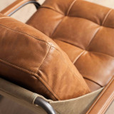 Atley Leather Armchair - Tan - 7