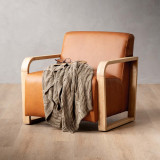 Canyon Leather Armchair - Tan - 2