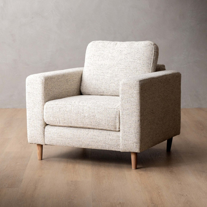 Parys Fabric Armchair - Sandstone - 1