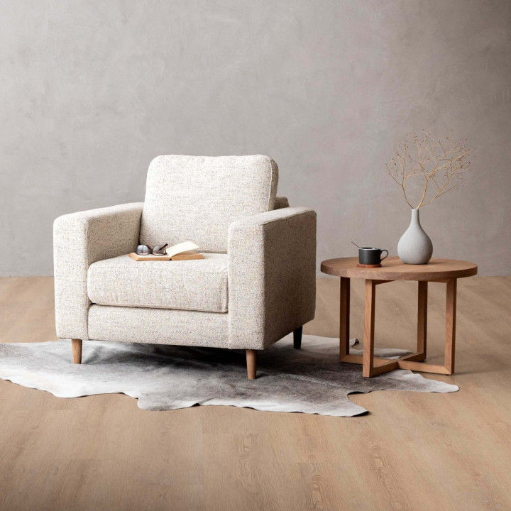 Parys Fabric Armchair - Sandstone - 2