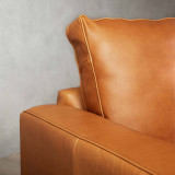 Hamlet 3-Seater Leather Couch - Ginger - 4