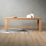 2.1m Linear Dining Table - Oak (1.0m Width) - 2