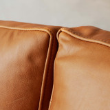 Hamlet 3-Seater Leather Couch - Ginger - 5