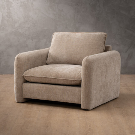 Mokoro Fabric Armchair - Sand Wave - 1