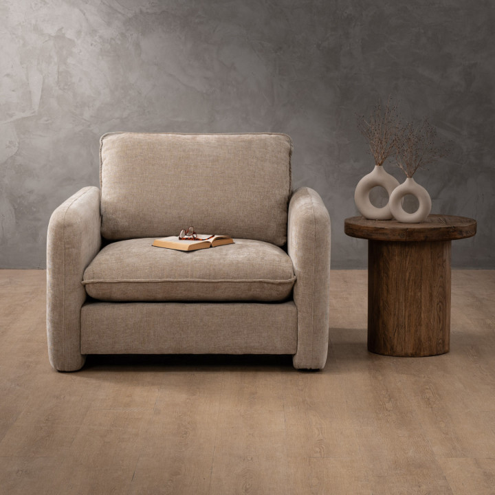 Mokoro Fabric Armchair - Sand Wave - 2