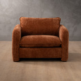 Mokoro Fabric Armchair - Rust Wave - 4