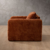 Mokoro Fabric Armchair - Rust Wave - 5