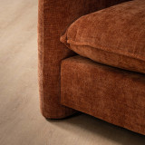 Mokoro Fabric Armchair - Rust Wave - 8