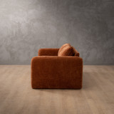 Mokoro 3-Seater Fabric Couch - Rust Wave - 4