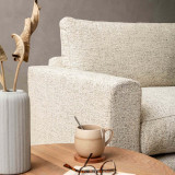 Hamlet 3-Seater Fabric Couch - Sandstone - 4