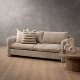 Mokoro 3-Seater Fabric Couch - Sand Wave - 2