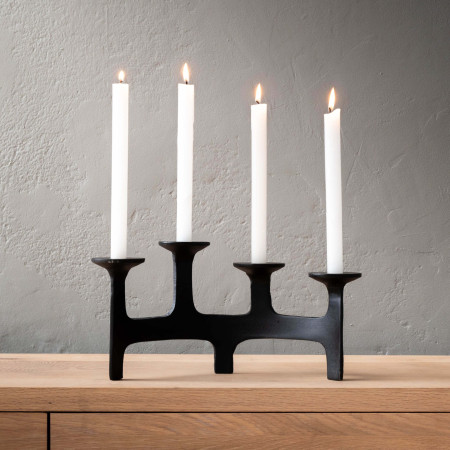 Chandelle 4-Pillar Candle Holder - 1