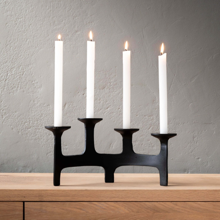 Chandelle 4-Pillar Candle Holder - 1