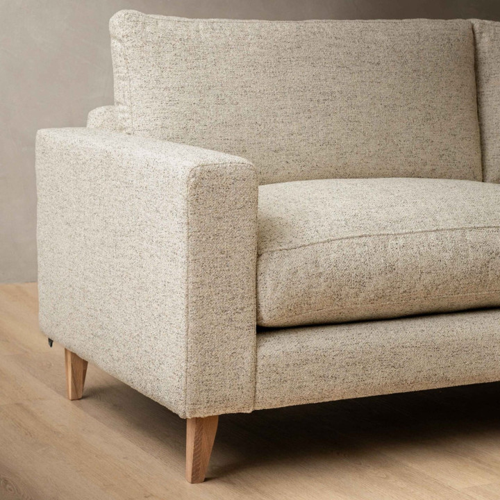 Hamlet 3-Seater Fabric Couch - Sandstone - 7