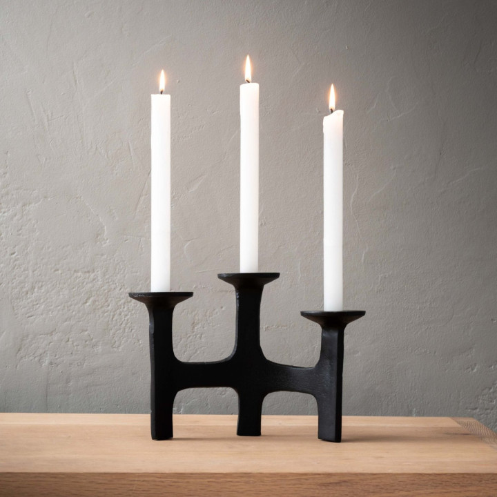 Chandelle 3-Pillar Candle Holder - 1