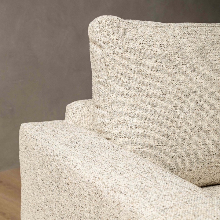 Hamlet 3-Seater Fabric Couch - Sandstone - 8