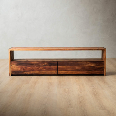 Linear TV Unit - 1.8m - Blackwood