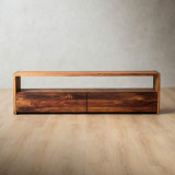 Linear TV Unit - 1.8m - Blackwood - 1