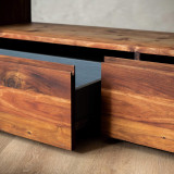 Linear TV Unit - 1.8m - Blackwood - 5