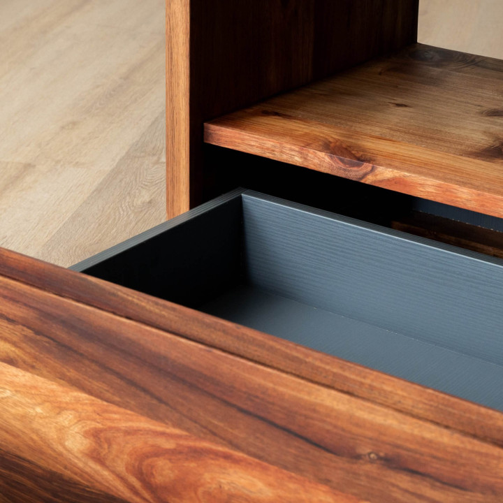 Linear TV Unit - 1.8m - Blackwood - 6