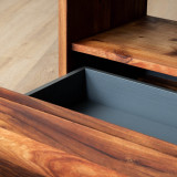 Linear TV Unit - 1.8m - Blackwood - 6
