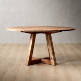 1.5m Namib Round Dining Table - Blackwood - 1