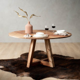 1.5m Namib Round Dining Table - Blackwood - 2
