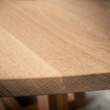 1.5m Namib Round Dining Table - Oak - 6