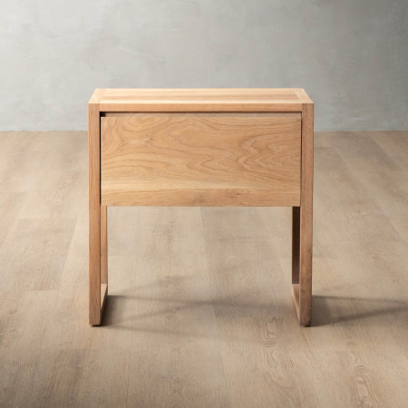 Demo - Swazi Bedside Table Large - Oak - 1
