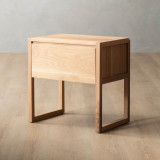 Demo - Swazi Bedside Table Large - Oak - 2