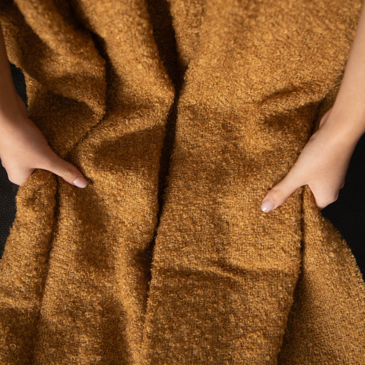 Biella Mohair Throw - Honeybush - 2