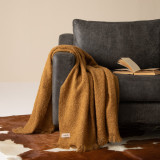 Biella Mohair Throw - Honeybush - 3