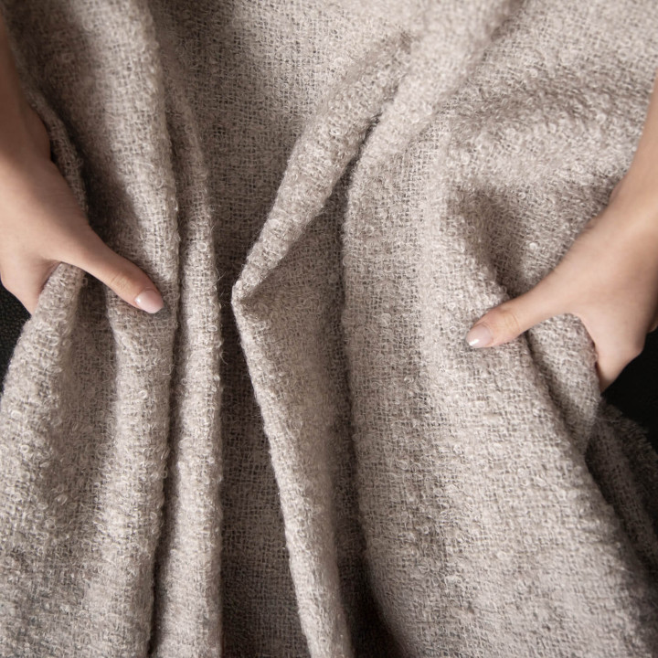 Biella Mohair Throw - Stonedrift - 2