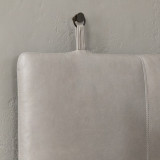Carolina Queen Leather Headboard - Grey - 6