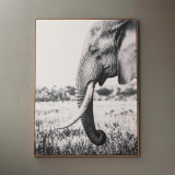 Grace In Stillness Framed Canvas - 1