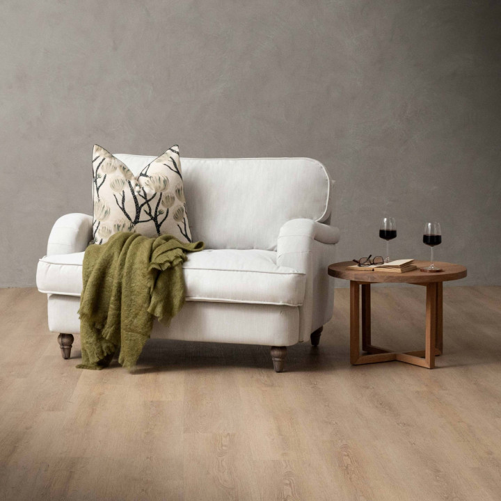 Chenavé Fabric Loveseat - Pearl - 2